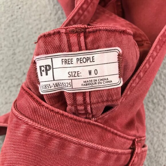 Women's Red Jumpsuit - Picture 3 of 10